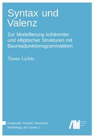 Produktbild: Syntax und Valenz