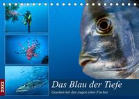 Produktbild: Das Blau der Tiefe (Tischkalender 2022 DIN A5 quer)