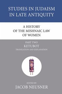 Produktbild: A History of the Mishnaic Law of Women, Part 2