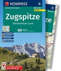 Produktbild: KOMPASS Wanderf&uuml;hrer Zugspitze, Werdenfelser Land, 60 Touren mit Extra-Tourenkarte