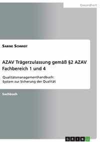 Produktbild: AZAV Tr&auml;gerzulassung gem&auml;&szlig; &sect;2 AZAV. Fachbereich 1 und 4