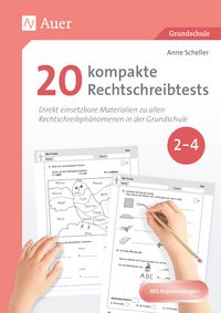 Produktbild: 20 kompakte Rechtschreibtests f&uuml;r Klasse 2 bis 4