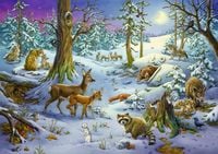 Produktbild: Sticker-Adventskalender - Tiere im Winterwald