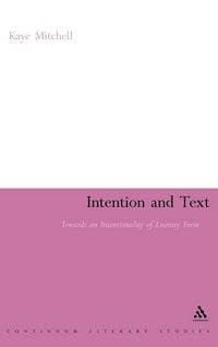 Produktbild: Intention and Text