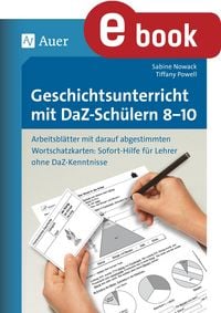 Produktbild: Geschichtsunterricht mit DaZ-Sch&uuml;lern 8-10