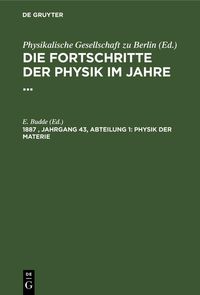 Produktbild: Physik der Materie