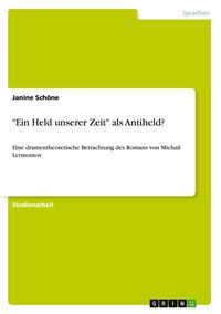 Produktbild: "Ein Held unserer Zeit" als Antiheld?