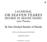 Produktbild: Lachrimae,or Seaven Teares