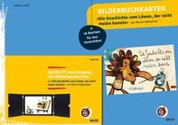 Produktbild: Bilderbuchkarten &laquo;Die Geschichte vom L&ouml;wen, der nicht malen konnte&laquo; von Martin Baltscheit