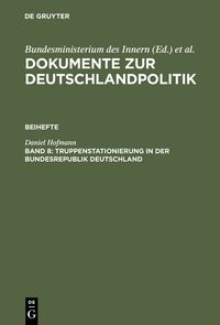 Produktbild: Truppenstationierung in der Bundesrepublik Deutschland