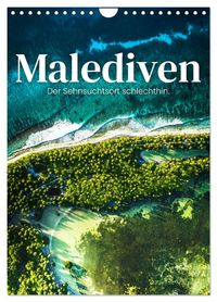 Produktbild: Malediven - Der Sehnsuchtsort schlechthin. (Wandkalender 2026 DIN A4 hoch), CALVENDO Monatskalender