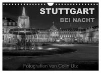 Produktbild: Stuttgart bei Nacht (Wandkalender 2026 DIN A4 quer), CALVENDO Monatskalender