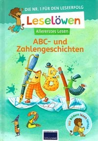 Produktbild: Lesel&ouml;wen - Allererstes Lesen - ABC- und Zahlengeschichten