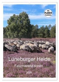 Produktbild: L&uuml;neburger Heide - Faszinierend sch&ouml;n (Wandkalender 2026 DIN A2 hoch), CALVENDO Monatskalender