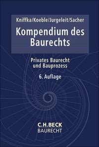 Produktbild: Kompendium des Baurechts