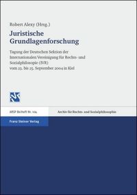 Produktbild: Juristische Grundlagenforschung