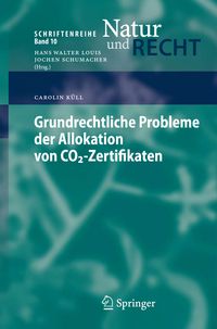 Produktbild: Grundrechtliche Probleme der Allokation von CO2-Zertifikaten