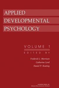 Produktbild: Applied Developmental Psychology