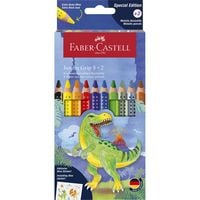 Produktbild: Faber-Castell Buntstifte Jumbo Grip Dino, 8+2 Set