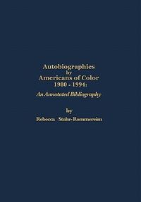 Produktbild: Autobiographies by Americans of Color