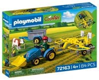 Produktbild: Kleiner Traktor mit Heuschwader