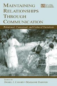 Produktbild: Maintaining Relationships Through Communication