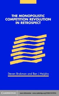 Produktbild: Monopolistic Competition Revolution in Retrospect