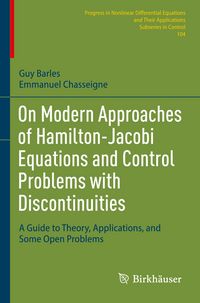 Produktbild: On Modern Approaches of Hamilton-Jacobi Equations and Control Problems with Discontinuities