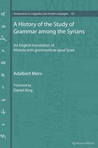 Produktbild: A History of the Study of Grammar among the Syrians