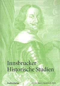 Bild vom Artikel Innsbrucker Historische Studien 23/24 vom Autor Katherine Strnad-Walsh