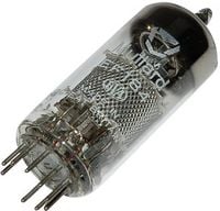 Produktbild: BTB Vertrieb EF 184 = 6 E J 7 Elektronenr&ouml;hre Pentode 200 V 10 mA Polzahl: 9 Sockel: Noval Inhalt 1 St.