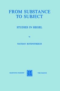 Produktbild: From Substance to Subject