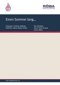 Produktbild: Einen Sommer lang...