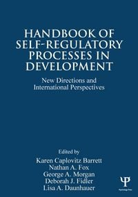 Produktbild: Handbook of Self-Regulatory Processes in Development