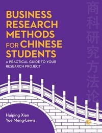 Produktbild: Business Research Methods for Chinese Students