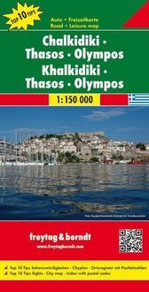 Chalkidiki - Thasos - Olympos 1 : 150 000 Freytag-Berndt und Artaria KG