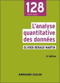 Produktbild: L'analyse quantitative des donn&eacute;es - 6e &eacute;d.