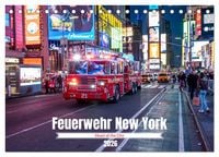 Produktbild: Feuerwehr New York - Heart of the City (Tischkalender 2026 DIN A5 quer), CALVENDO Monatskalender