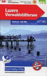 Schweiz Velokarte 11 Luzern - Vierwaldstätter See 1 : 60 000 Hallwag Kümmerly+Frey AG