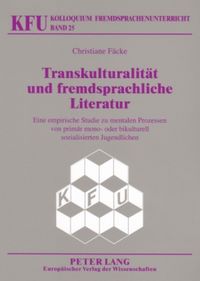 Produktbild: Transkulturalit&auml;t und fremdsprachliche Literatur