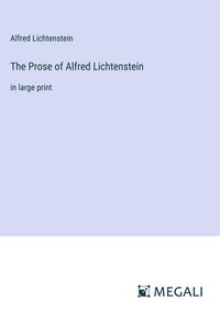Produktbild: The Prose of Alfred Lichtenstein