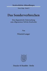 Produktbild: Das Sonderverbrechen.