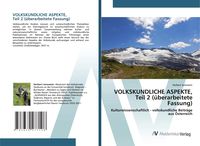 Produktbild: VOLKSKUNDLICHE ASPEKTE, Teil 2 (&uuml;berarbeitete Fassung)