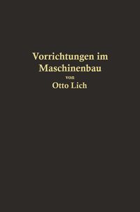 Produktbild: Vorrichtungen im Maschinenbau nebst Anwendungsbeispielen