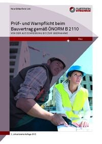 Produktbild: Pr&uuml;f- und Warnpflicht im Bauvertrag gem&auml;&szlig; &Ouml;NORM B 2110