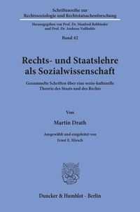 Produktbild: Rechts- und Staatslehre als Sozialwissenschaft.