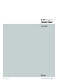 Produktbild: Steifigkeit von gerissenen Stahlbetonbalken unter Torsion und Biegung