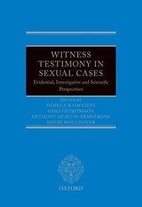 Produktbild: Witness Testimony in Sexual Cases