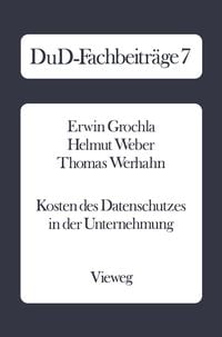 Produktbild: Kosten des Datenschutzes in der Unternehmung