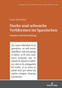 Produktbild: Starke und schwache Verbformen im Spanischen